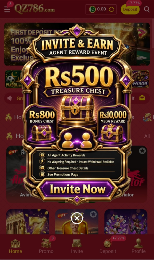 QZ786 Game APK – Online Gaming App for Pakistan 1